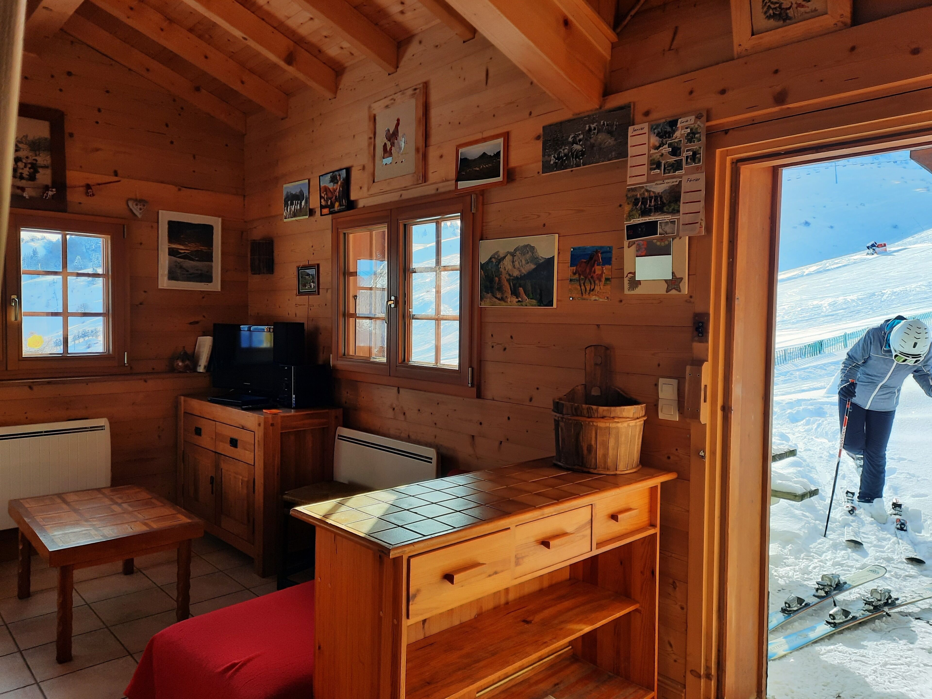 Chalet of 110m2, 3 stars, all comfort, in the heart of the mountain pasture.