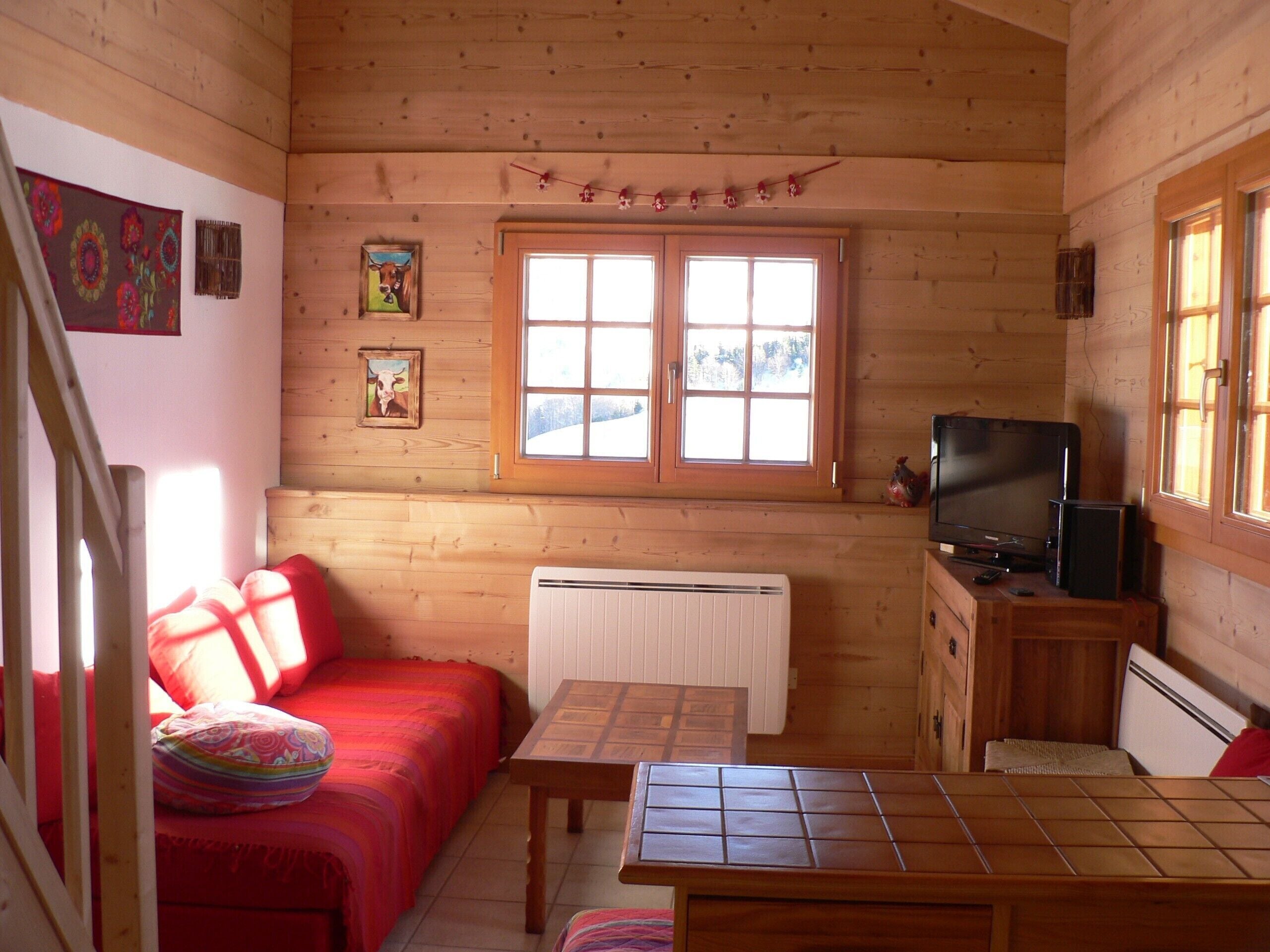 Chalet of 110m2, 3 stars, all comfort, in the heart of the mountain pasture.