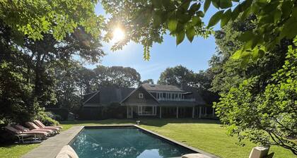 Alto Lujo 5br Wainscott Estate 5. 5 bth Entertain en Estilo