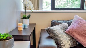 City Studio, 1 Double Bed, City View | Living area | Flat-screen TV - City Studio Near K'rd with WiFi (Auckland)