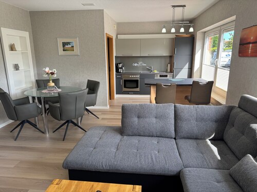 1/2 house built directly on the house with separate entrance over 2 floors