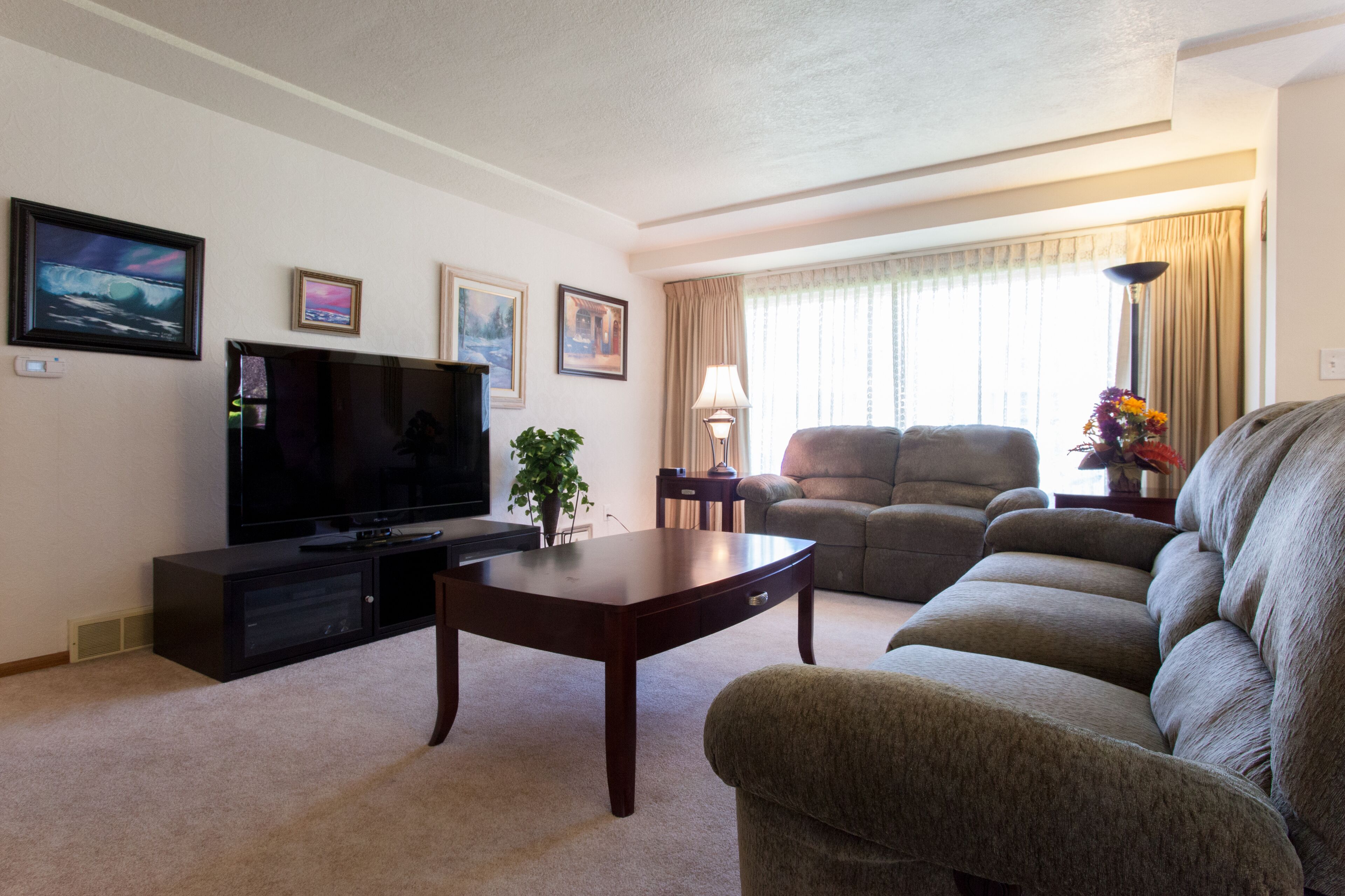 Smart-TV, peis og DVD-spiller