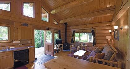 Running Wolf Cabin (1 BR) – ski trail access, pool/hot tub, and playground