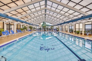 Indoor pool - XPLORIE ACTIVITIES & LINENS INCLUDED*! Capri 2BR/2BA Condo with Ocean & Bay Views! Sunday-Sunday reservations. (Ocean City)