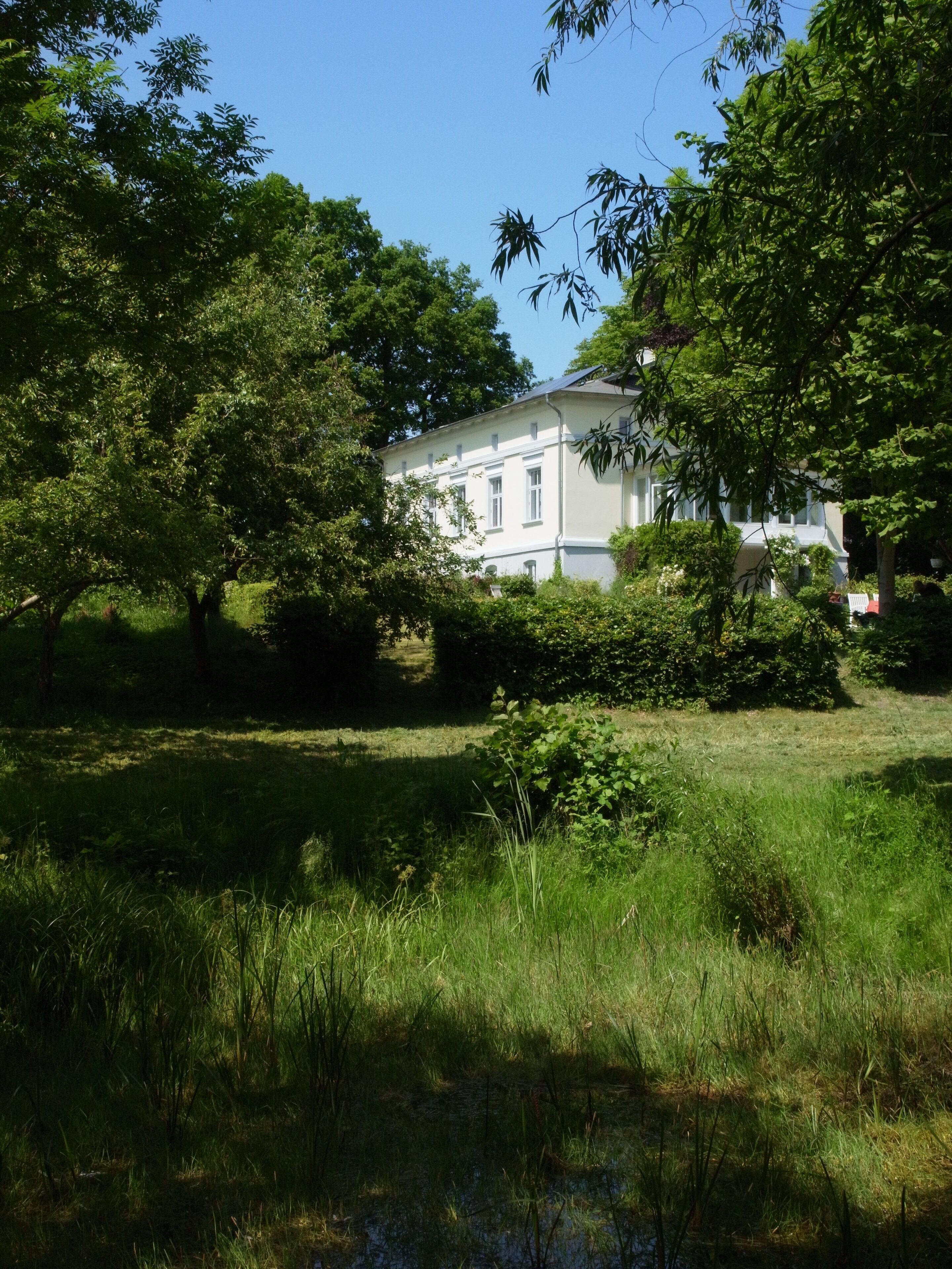 quiet vacation with a view over fields to Klützer Mühe
