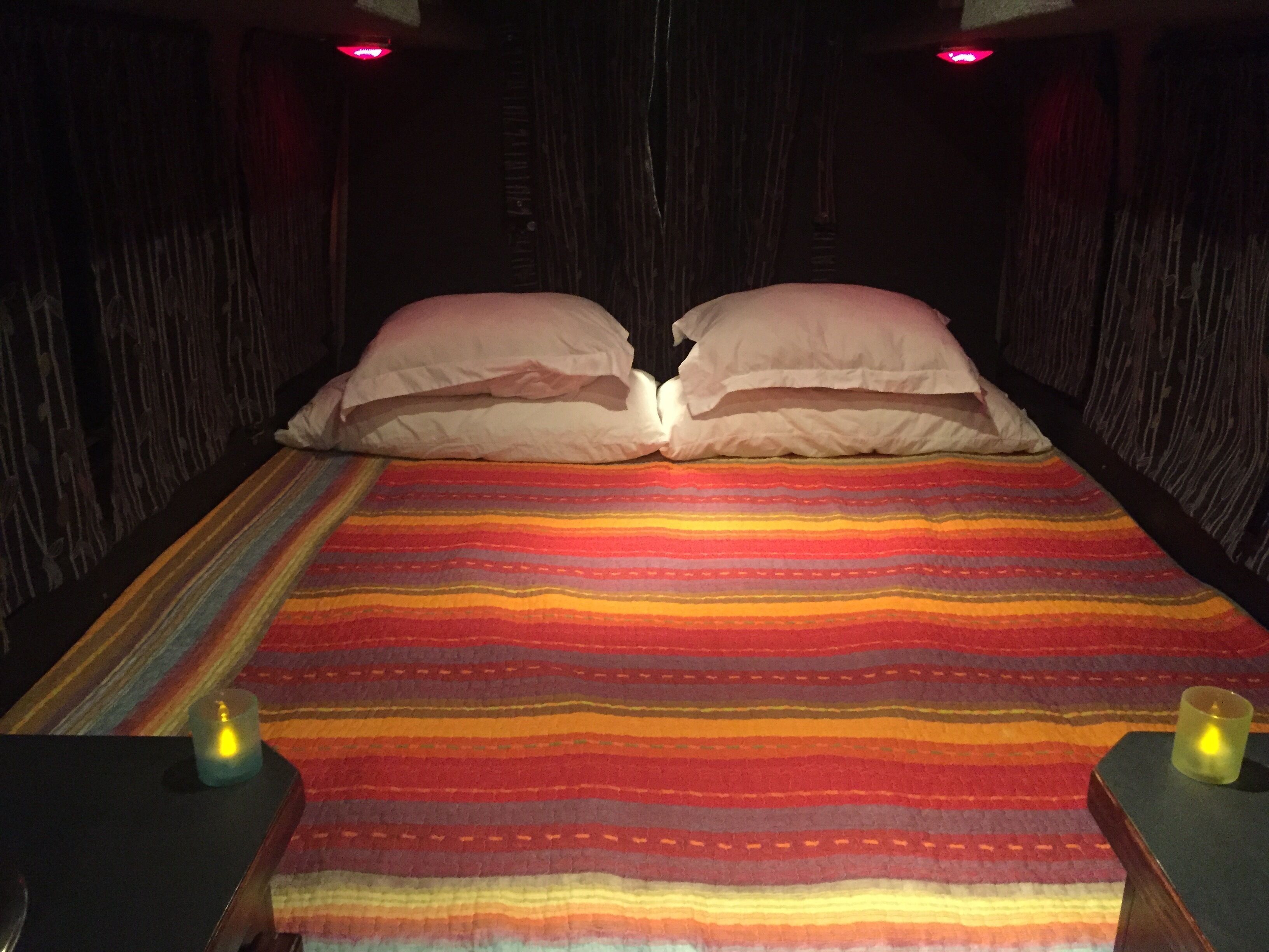 Luxury Limo Adventure Sprinter for unique Joshua Tree "Glamping" experience.