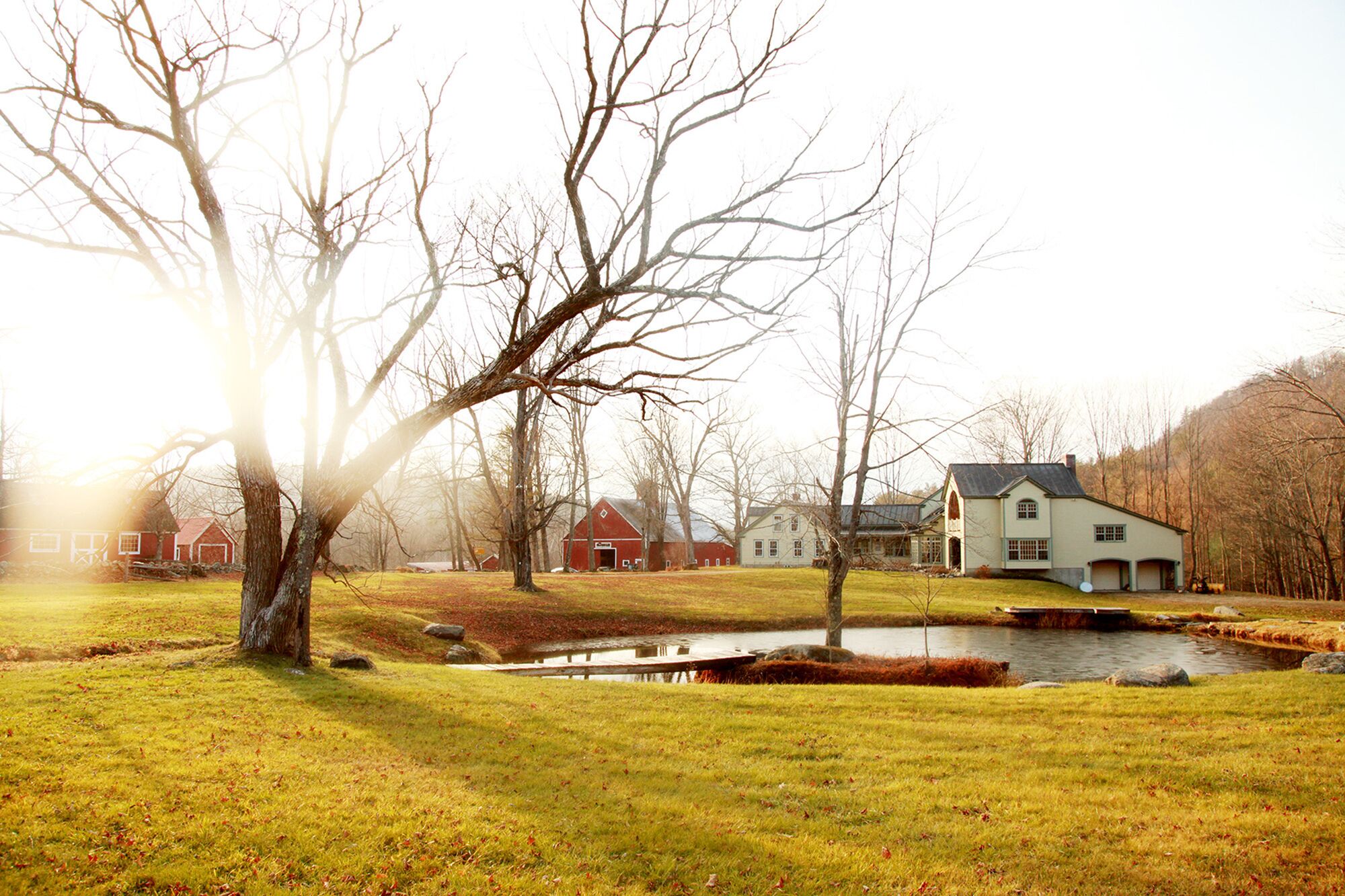 the farmhouse at Big Picture Farm