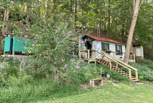 ❤️ Abgelegen 1940er Romantic Tiny House am Fluss