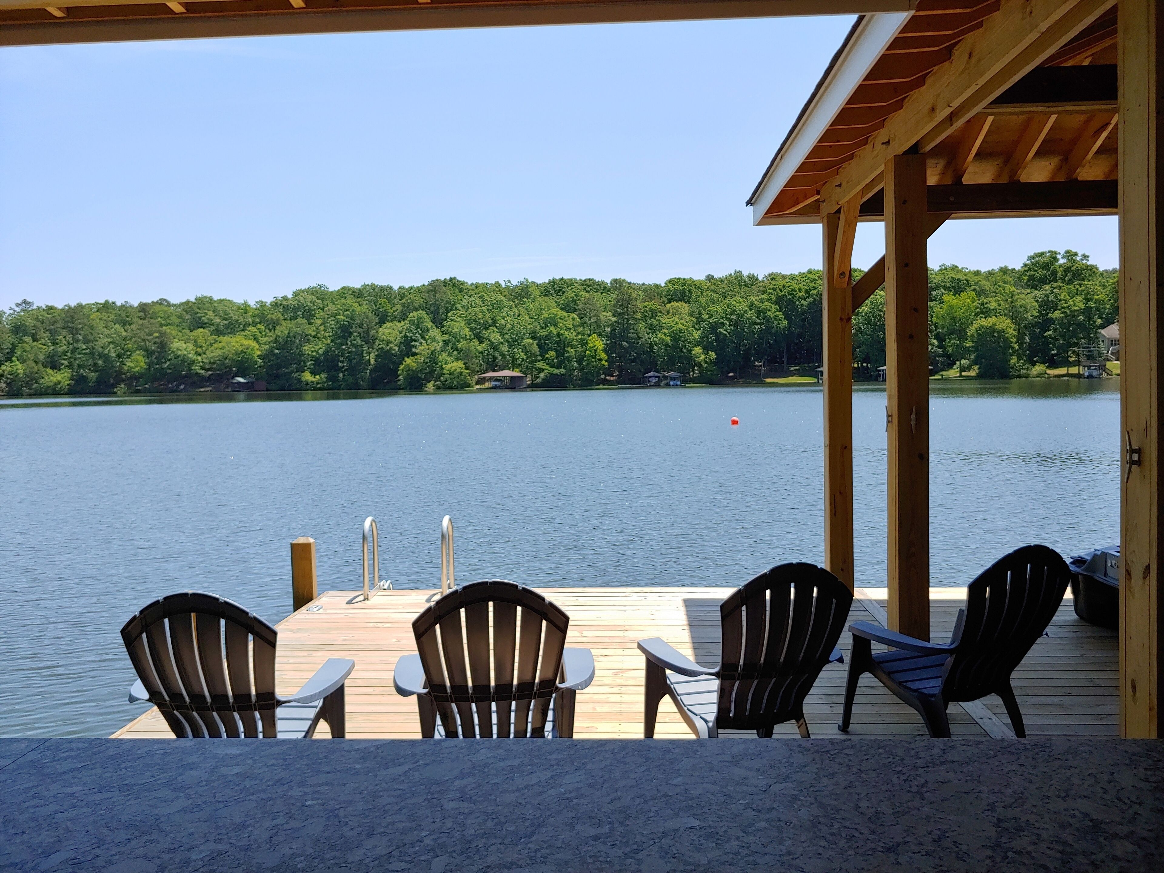 "Toes in the Water" at Lake Gaston - Custom Home on Large Cove