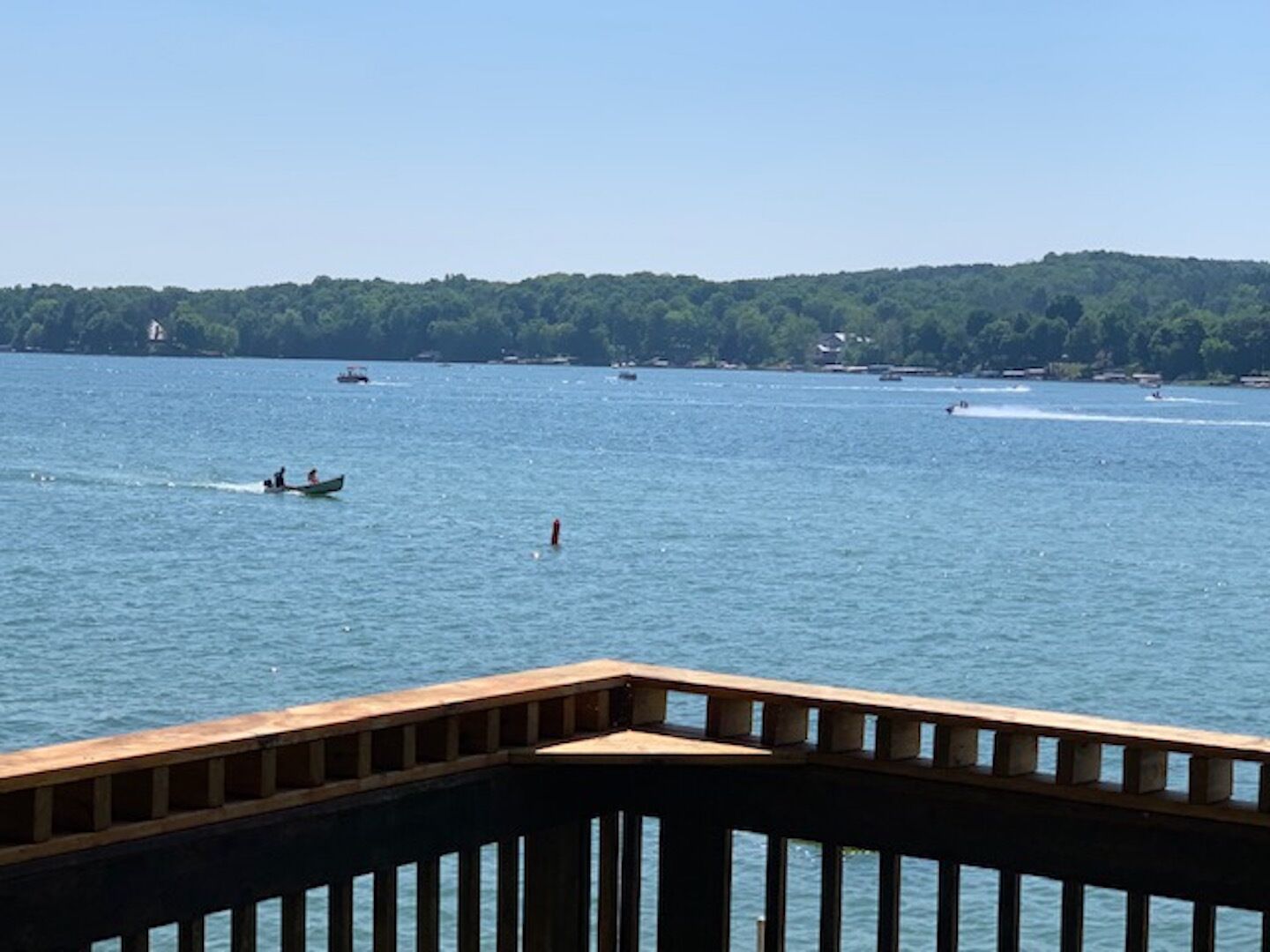 Big Cedar Lake, 125 feet of sandy frontage, beautiful shore, sunsets, spacious