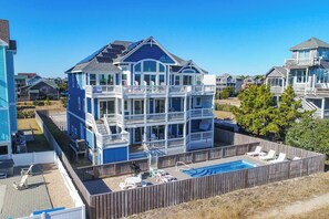 Exterior - Premier Oceanfront Dog Friendly w/ Pool, Hot Tub, Elevator, Theater, Game Room (Salvo)