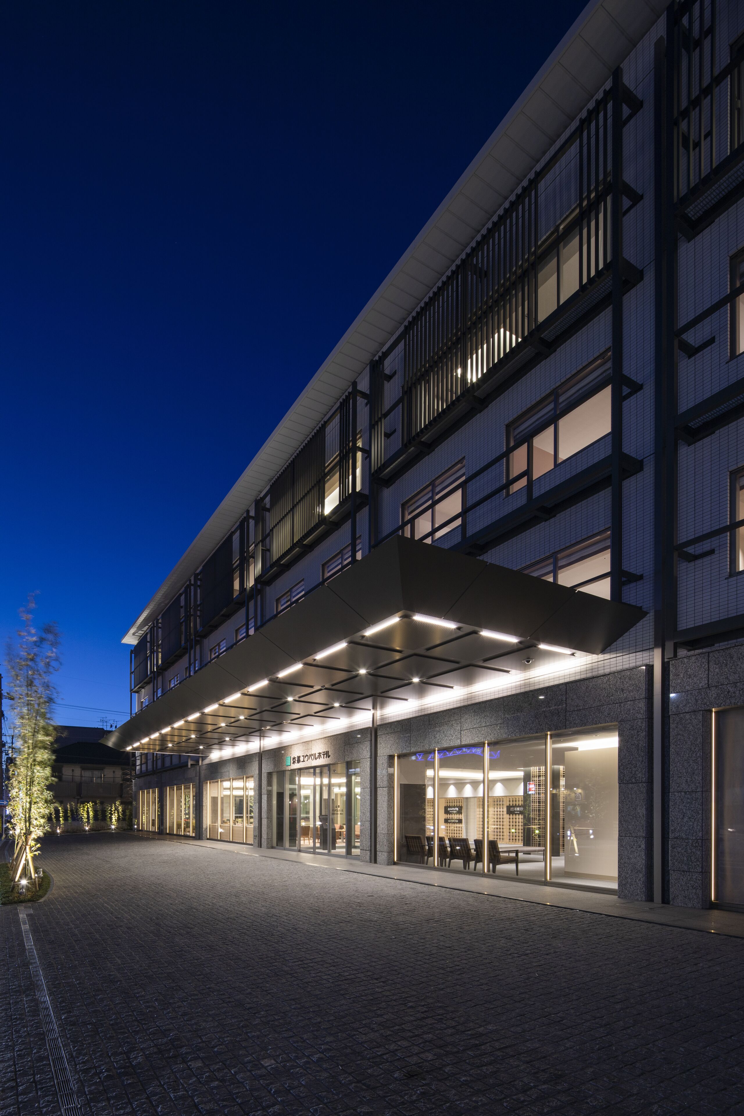 front of property – evening/night