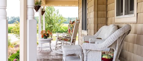 Front of property – evening/night