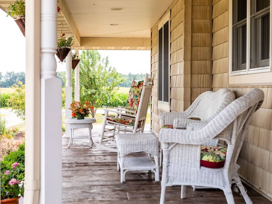 Front of property - evening/night