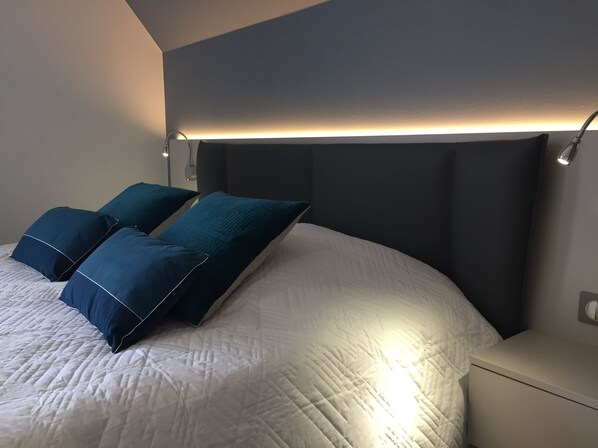 1 makuuhuone, työpöytä, Wi-Fi, vuodevaatteet