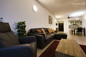 TV, DVD player, books