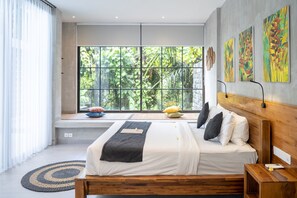 Suíte, piscina particular | Vista para o jardim