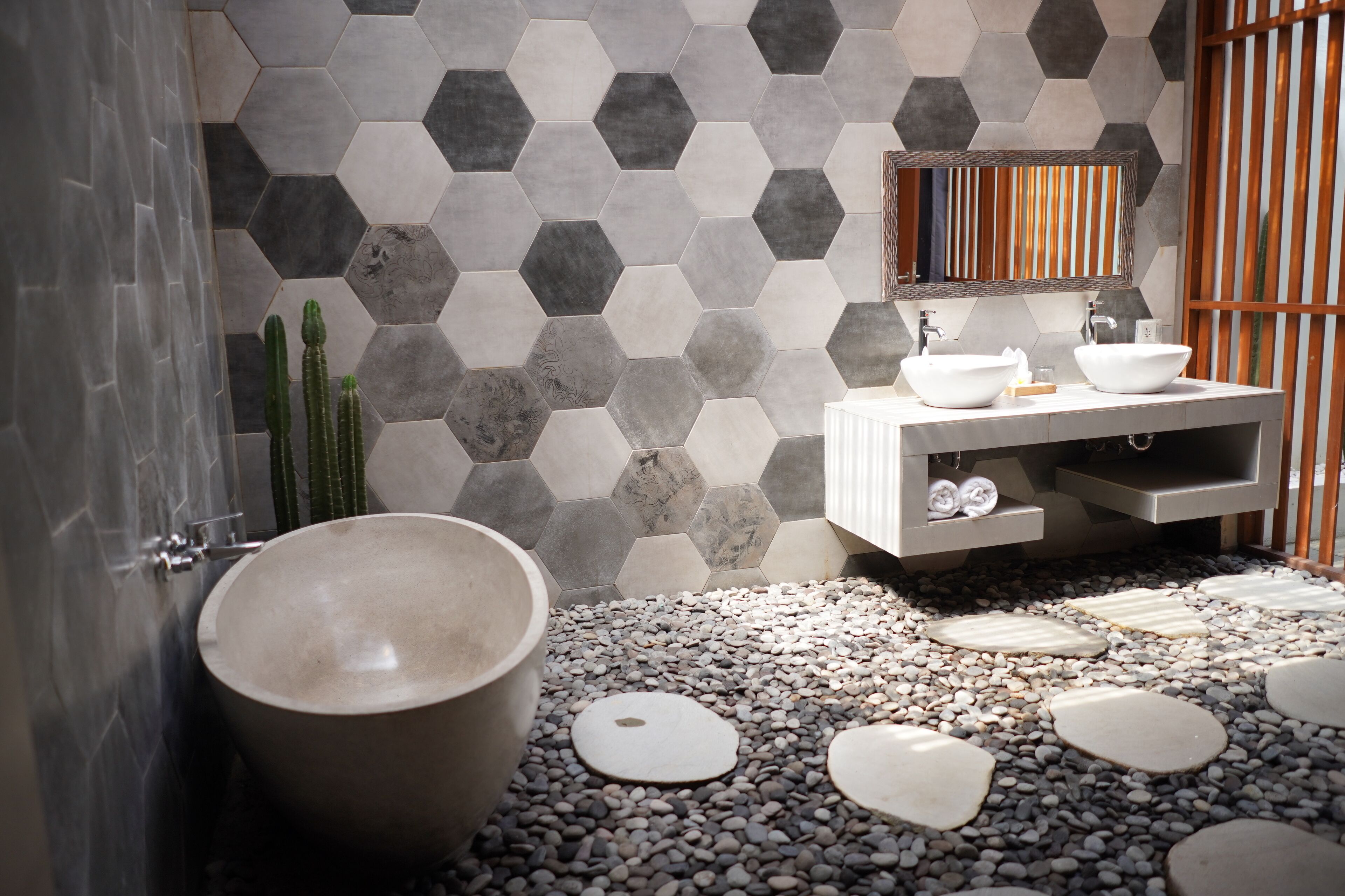 suite, private pool | bathroom | free toiletries, hair dryer, towels