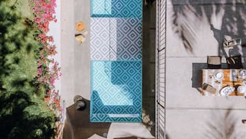 2 outdoor pools, open 9:00 AM to 9:00 PM, pool umbrellas, sun loungers