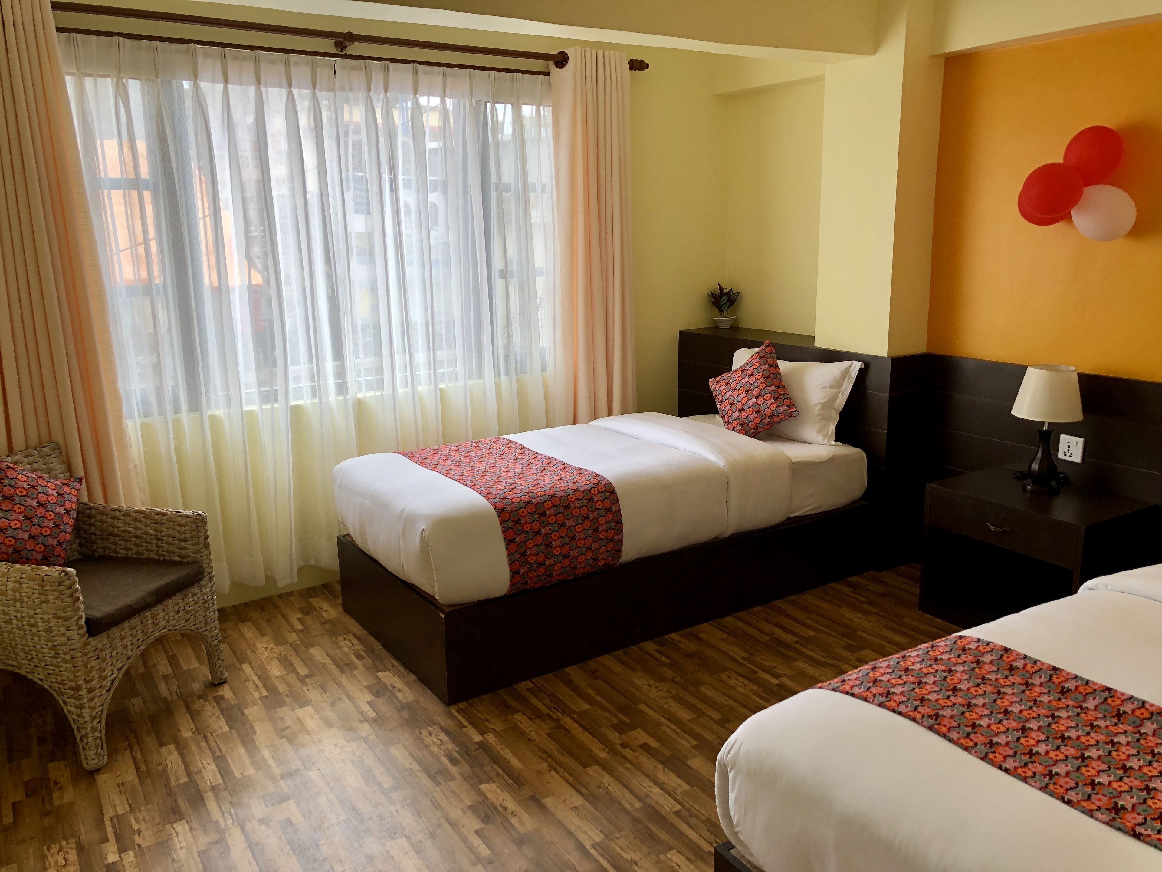 Deluxe Double or Twin Room, Multiple Beds, Non Smoking, City View | 1 bedroom, premium bedding, individually decorated