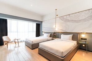 Deluxe Twin Room | Desk, blackout drapes, free WiFi - Foshan A77 hotel (Foshan)