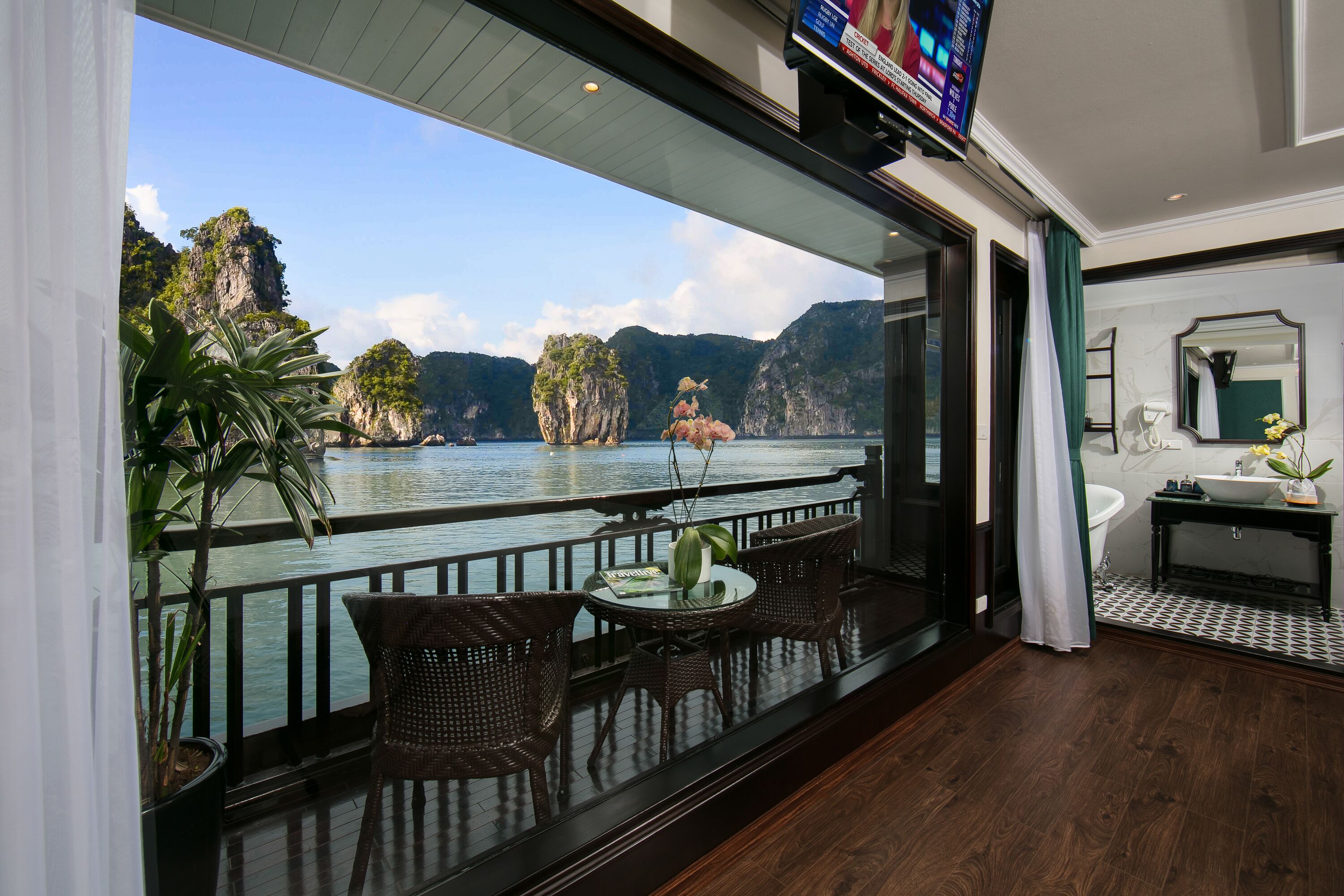 Kamar Triple Junior, 1 kamar tidur, balkon, pemandangan samudra (Junior) | Pemandangan dari kamar