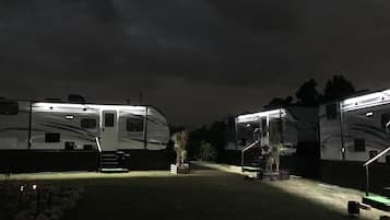 Front of property – evening/night