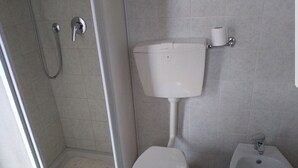 Room, 2 Double Beds, Accessible, Smoking | Bathroom