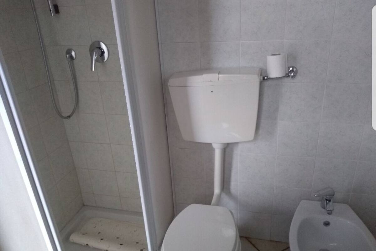 Room, 2 Double Beds, Accessible, Smoking | Bathroom