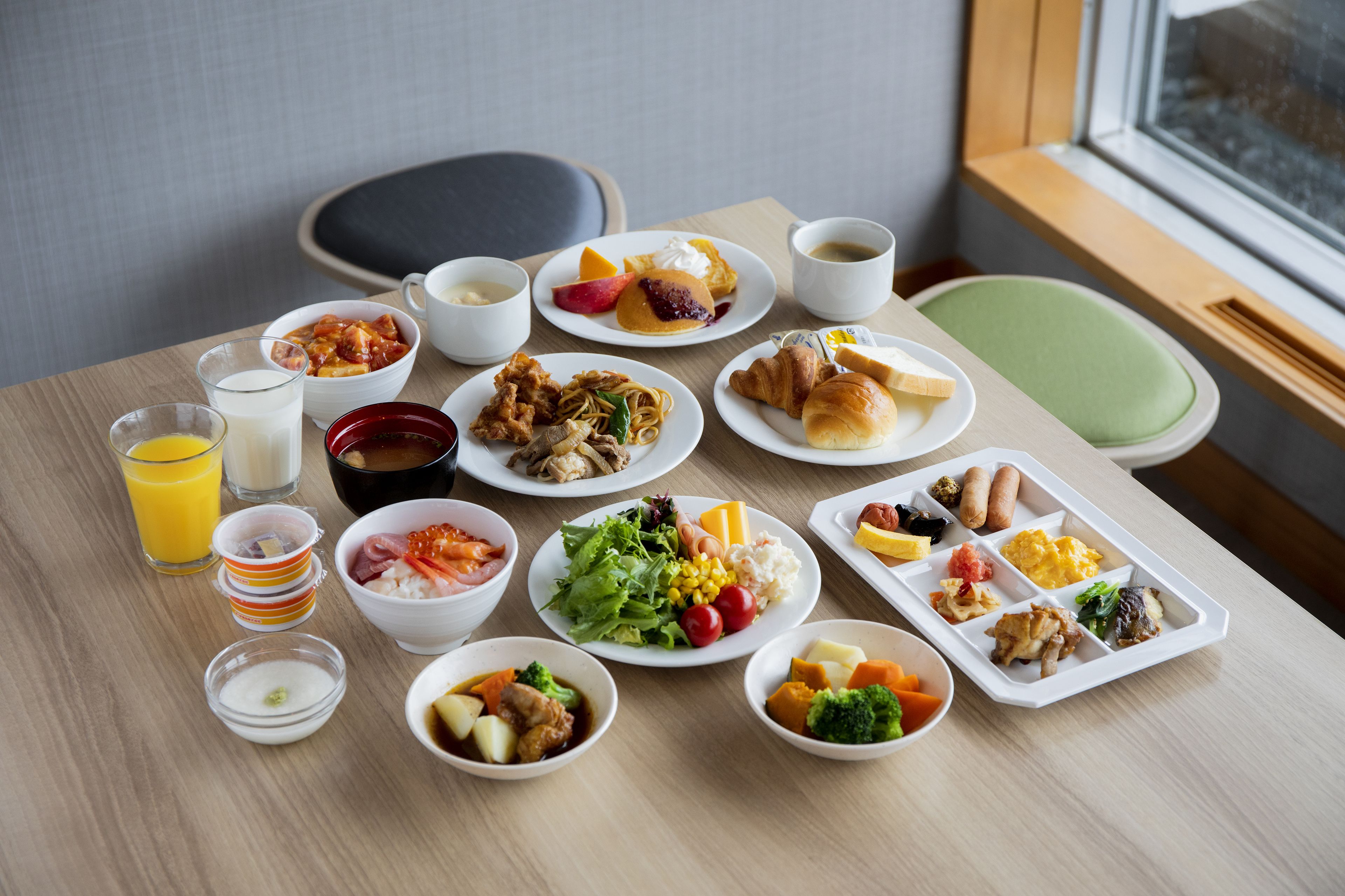 吃到飽自助式早餐
