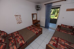 Studio, 2 lits une place | Draps fournis