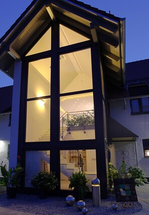 Front of property - evening/night