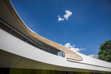 Detalhe da fachada. DJH Jugendherberge Bayreuth - Hostel