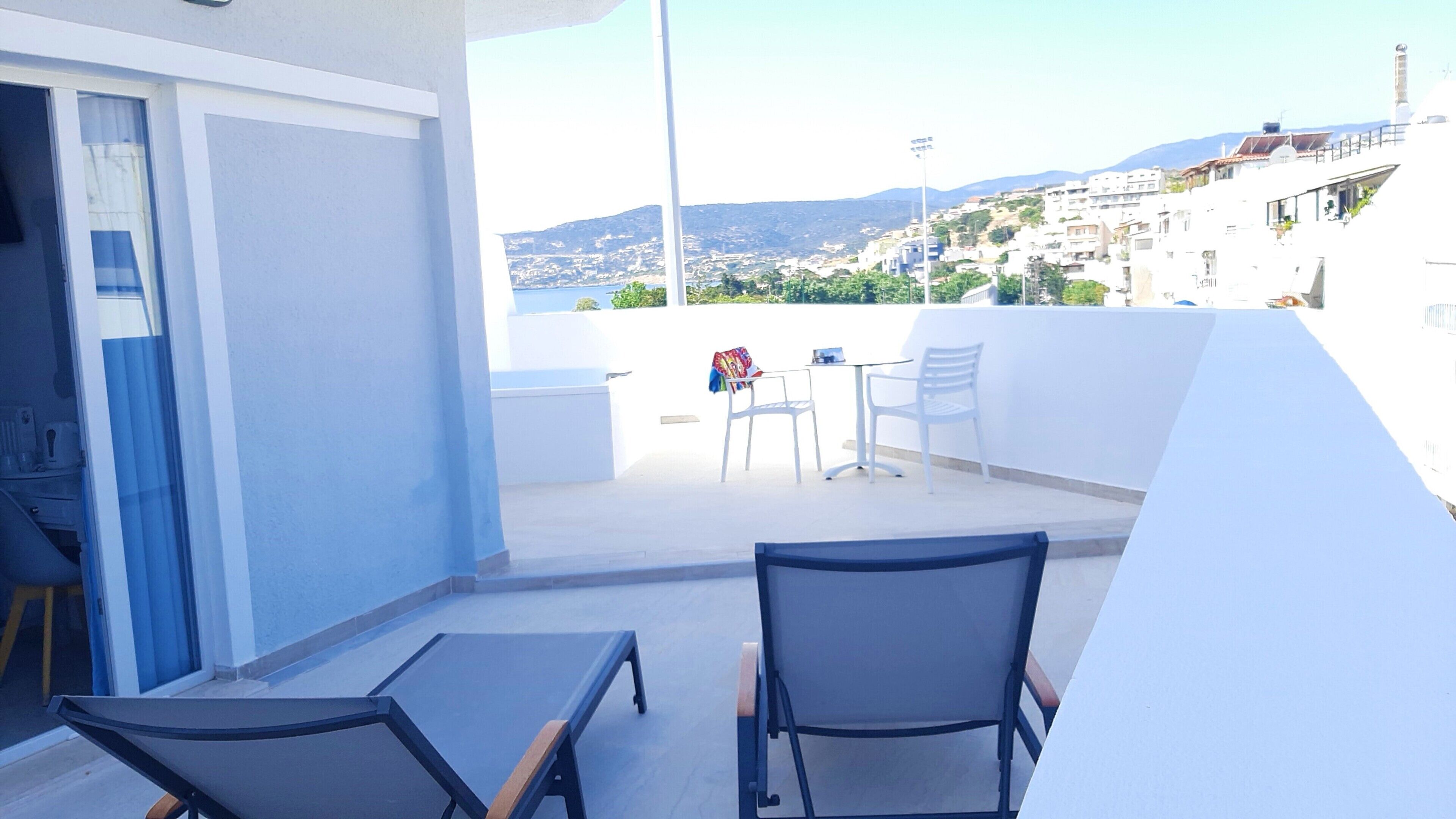 Deluxe Double Room, Outdoor Jacuzzi Sea View | Balkon