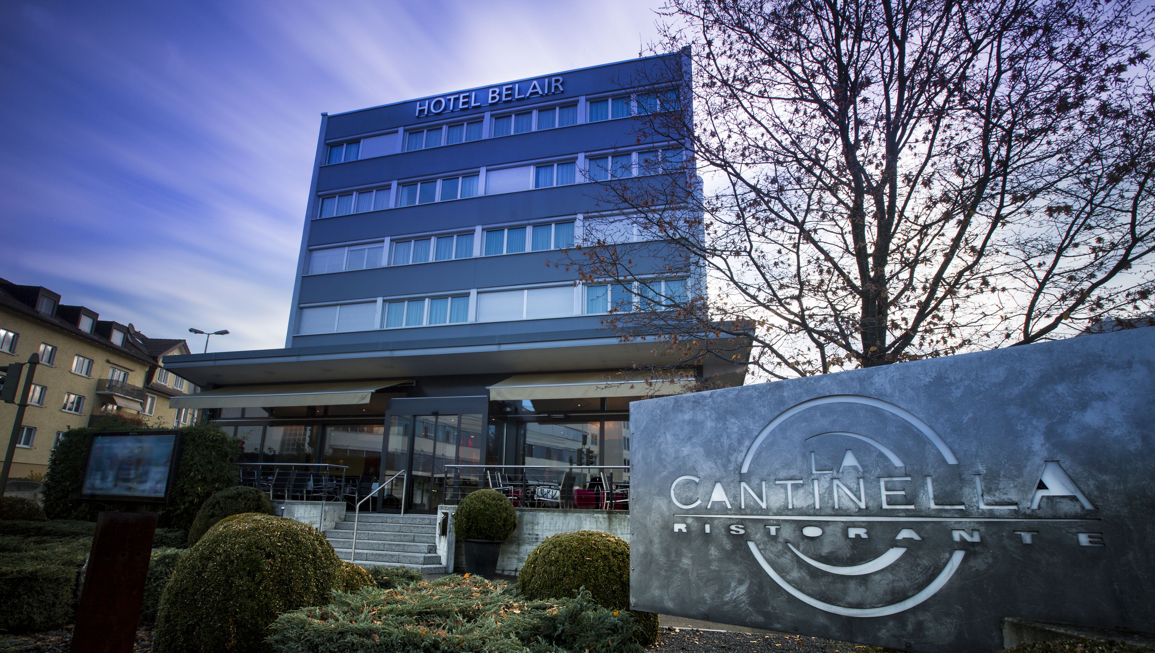 front of property – evening/night