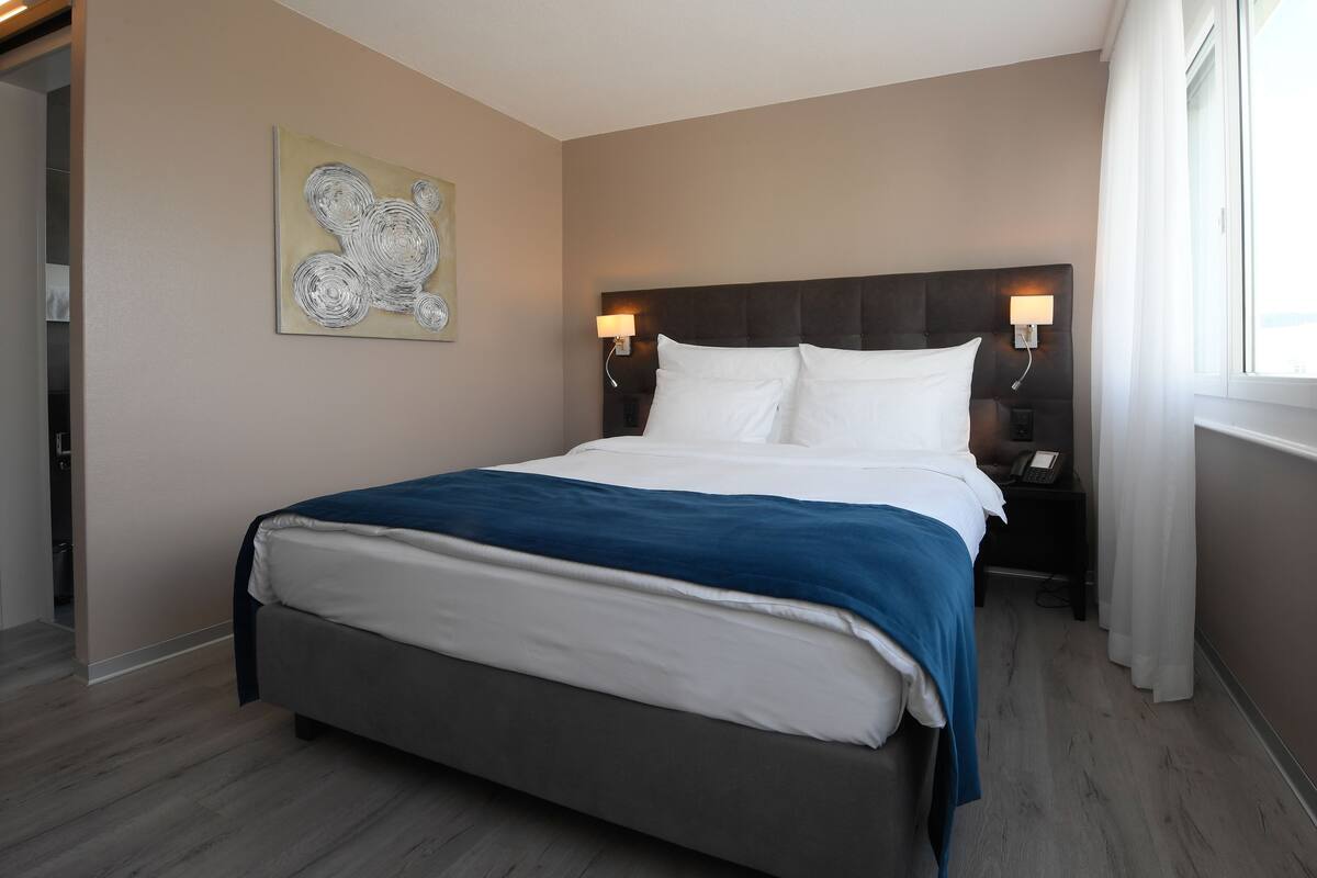 Habitación clásica doble, 1 cama de matrimonio, no fumadores | Ropa de cama hipoalergénica, edredones de plumas, minibar y caja fuerte