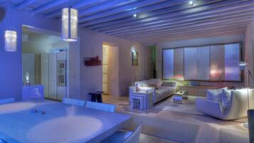 Villa, 4 Bedrooms | Living area | Flat-screen TV