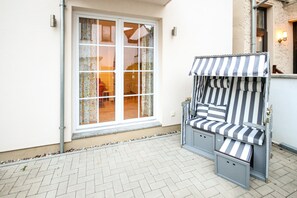 Design-Apartment, 1 Schlafzimmer (incl. 60 EUR cleaning fee) | Terrasse/Patio