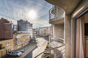 Vue sur la campagne depuis l’hébergement