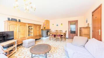 Apartment (Wind en Zee 301) | Living area | Flat-screen TV, DVD player