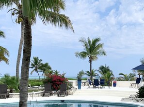 Piscine extérieure, piscine chauffée