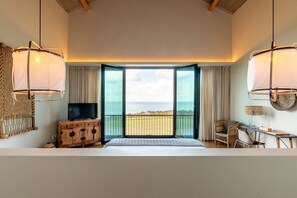 Panoramic Double Room, Sea Facing | Premium bedding, minibar, in-room safe, individually decorated - Sensi Azores Nature and SPA (Ponta Delgada)