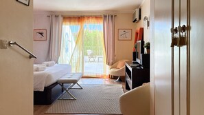 1 Schlafzimmer, Bügeleisen/Bügelbrett, kostenloses WLAN, Bettwäsche