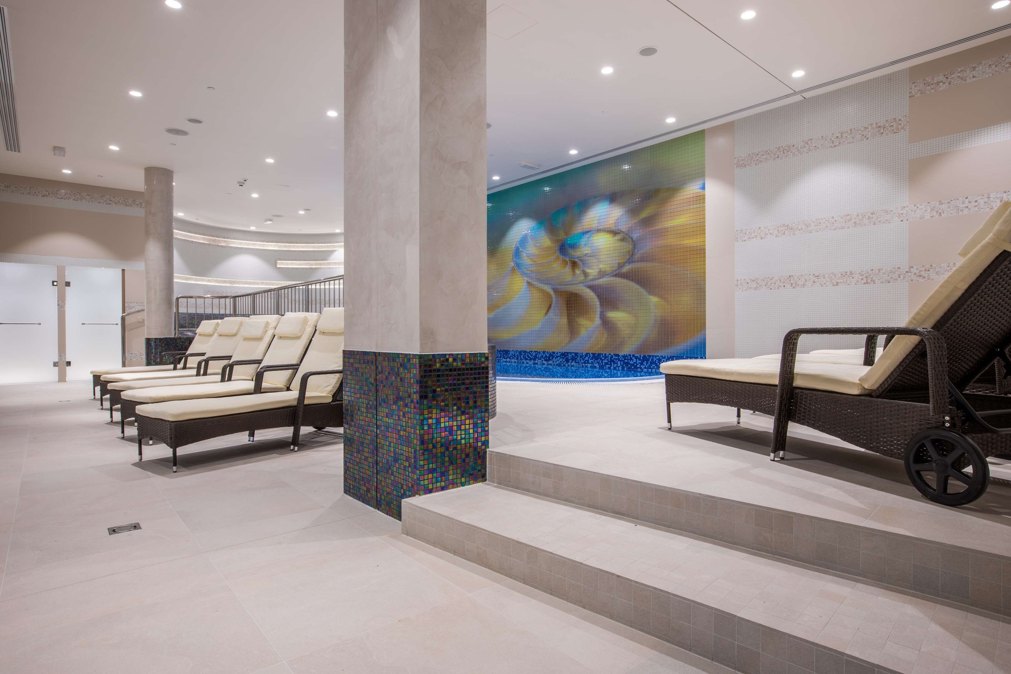 indoor pool, open 6:30 am to 9:30 pm, pool loungers