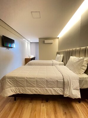 Luxury Twin Room, 2 Twin Beds | Blackout drapes, soundproofing, free WiFi, bed sheets - Ouro Cerrado Palace Hotel (Patrocinio)
