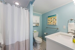 Hair dryer, towels