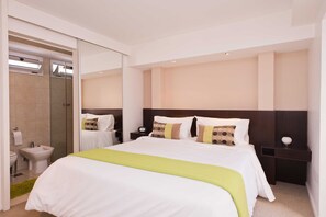 Departamento Deluxe, 1 cama Queen size y sofá cama, para no fumadores | 1 habitación, wifi gratis y ropa de cama 