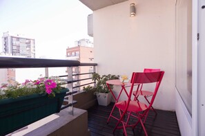 Departamento Deluxe, 1 cama Queen size y sofá cama, para no fumadores | Balcón