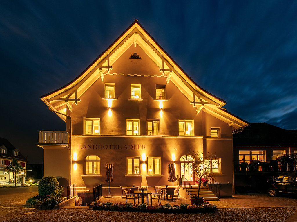 front of property – evening/night