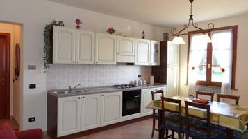 KĂŒhlschrank, Mikrowelle, Ofen, Herdplatte